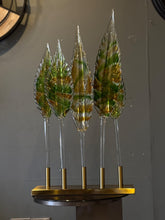 GLASS LEAF ORNAMENT